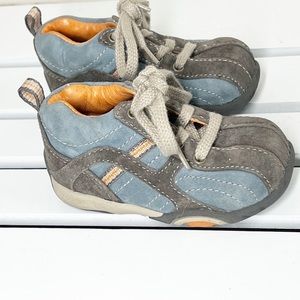 STRIDE RITE Charlie Walker Sneaker STG 3 size 4 W so cute EUC‎